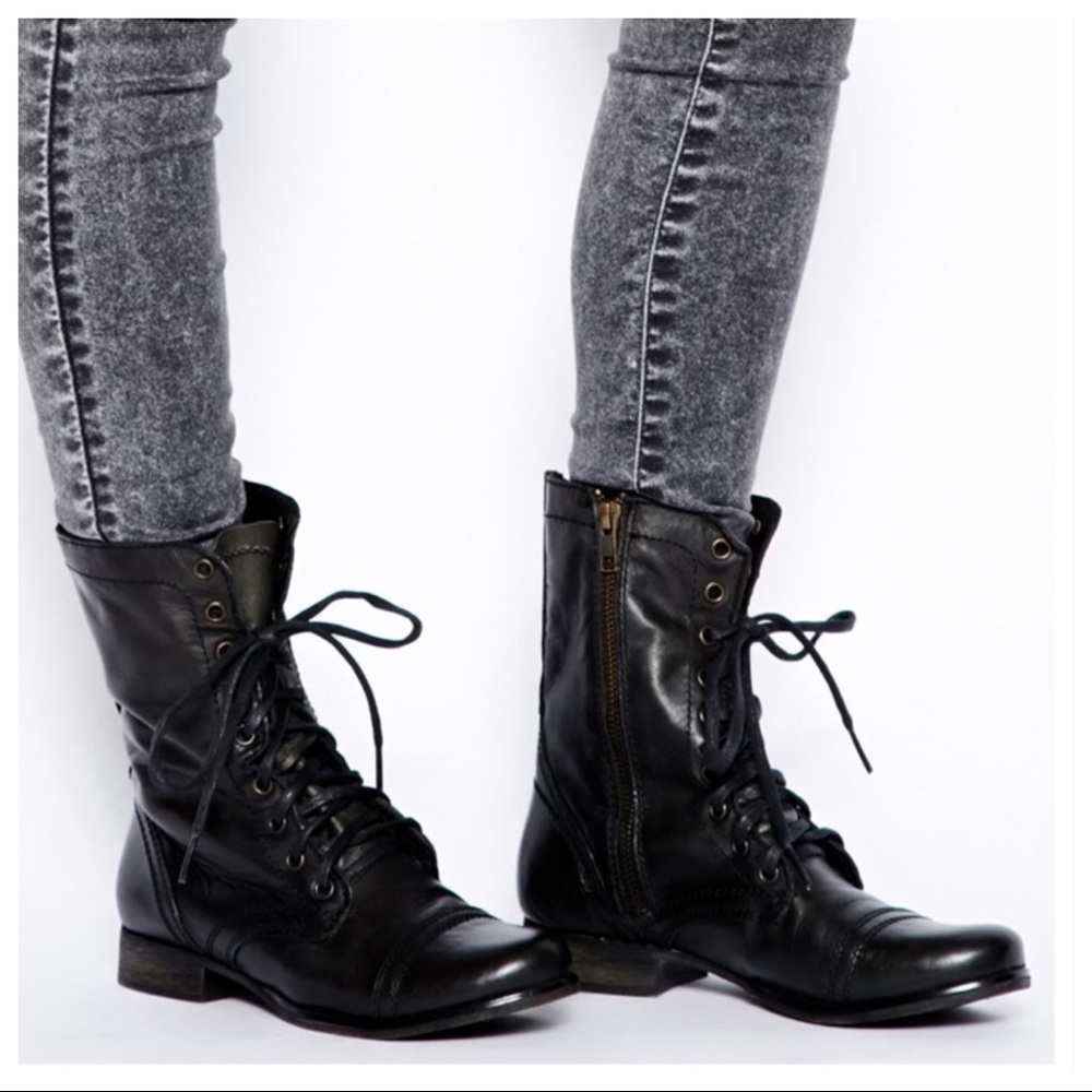 Steve Madden Combat Boots Troopa